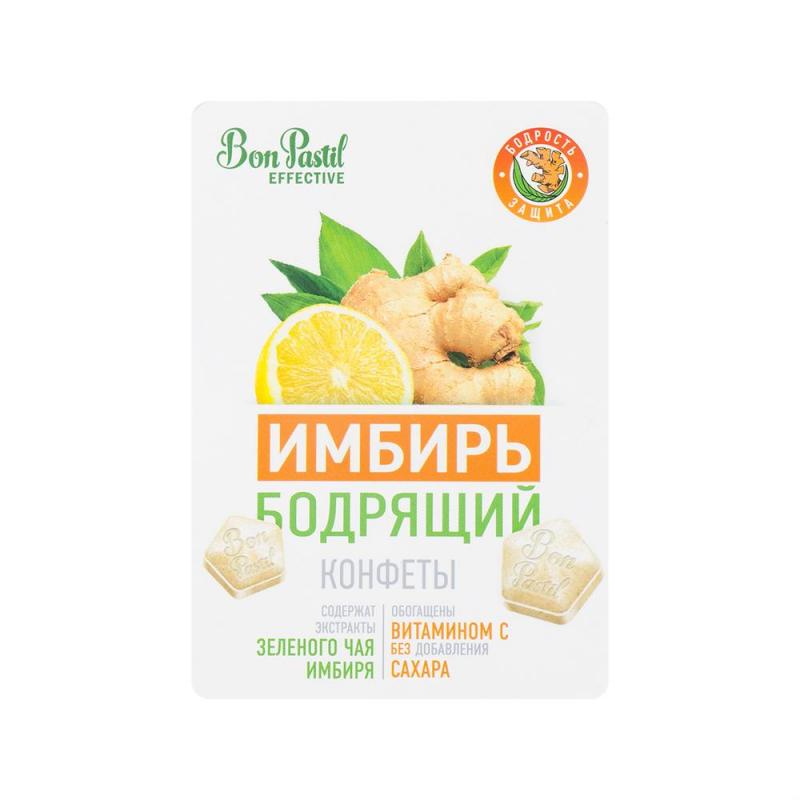 Конфеты "Имбирь бодрящий", Bon Pastil Effective, 12 г