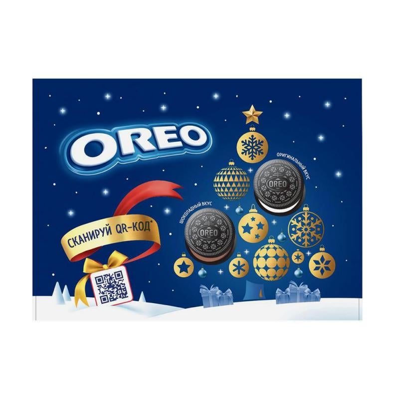 Набор печенья, Oreo, со вкусом ванили и шоколада, 456 г