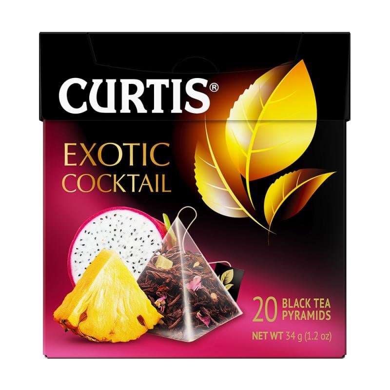 Чай чёрный "Exotic Cocktail", CURTIS, 20 пакетиков, 34 г