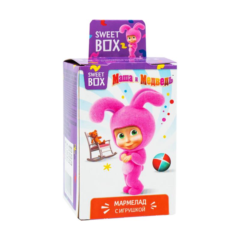 Жевательный мармелад с подарком, Sweet Box, 10 г, в ассортименте