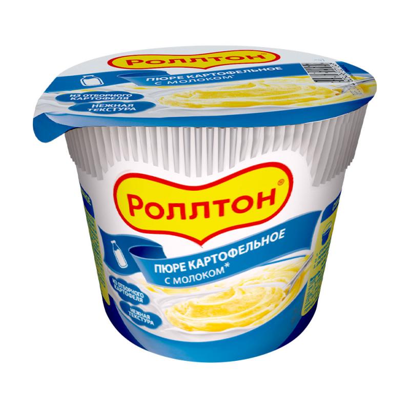 Пюре картофельное, Роллтон, 40 г, в ассортименте