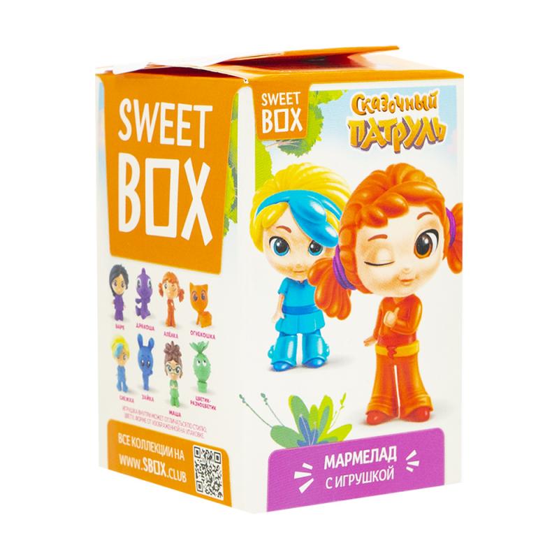 Жевательный мармелад с подарком, Sweet Box, 10 г, в ассортименте