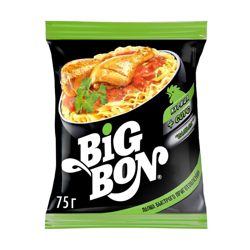 Лапша, BIG BON, 75 г, в ассортименте