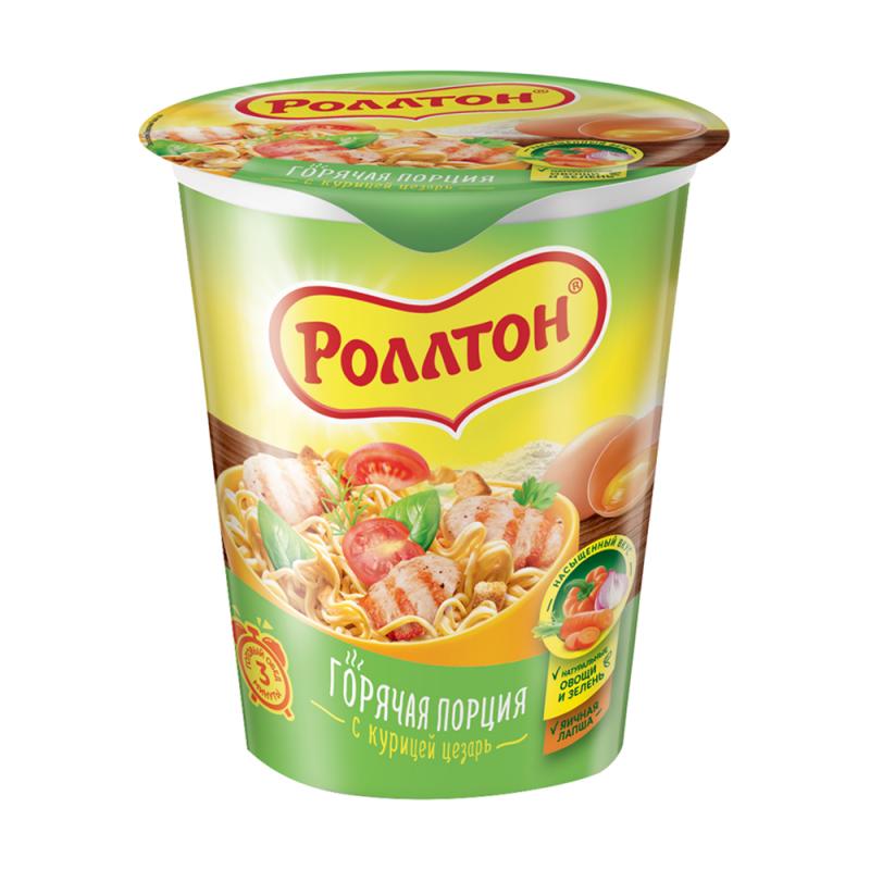 Лапша с курицей "Горячая порция", Роллтон, 70 г - купить в интернет ...