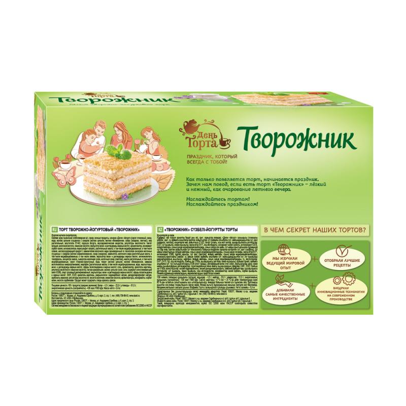 Торт творожно-йогуртовый "Творожник", 400 г