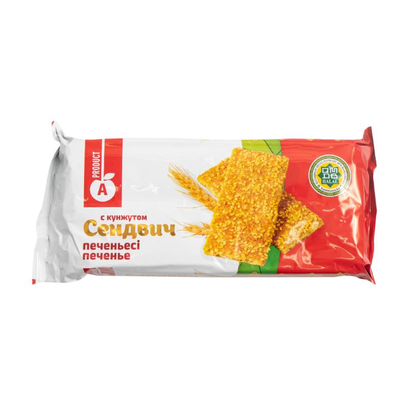 Печенье "Сендвич" с кунжутом, 240 г