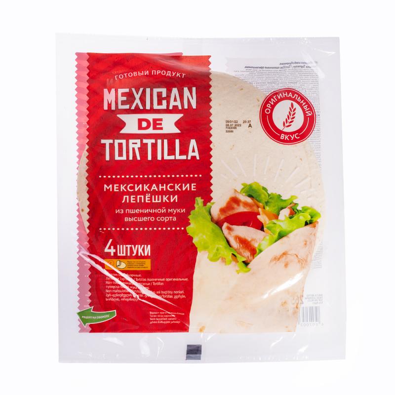 Мексиканские пшеничные лепешки "Tortillas", 265 г, в ассортименте