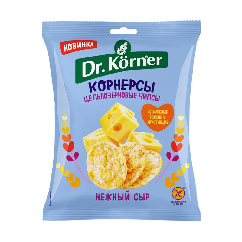 Чипсы цельнозерновые, Dr. Korner, 40 г