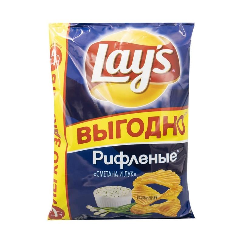 Чипсы, Lay`s, 225 г, в ассортименте