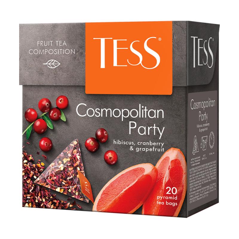 Чайный напиток "Cosmopolitan Party", TESS, 20 пирамидок, 40 г