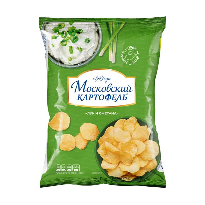 Чипсы, Московский картофель, 90 г, в ассортименте