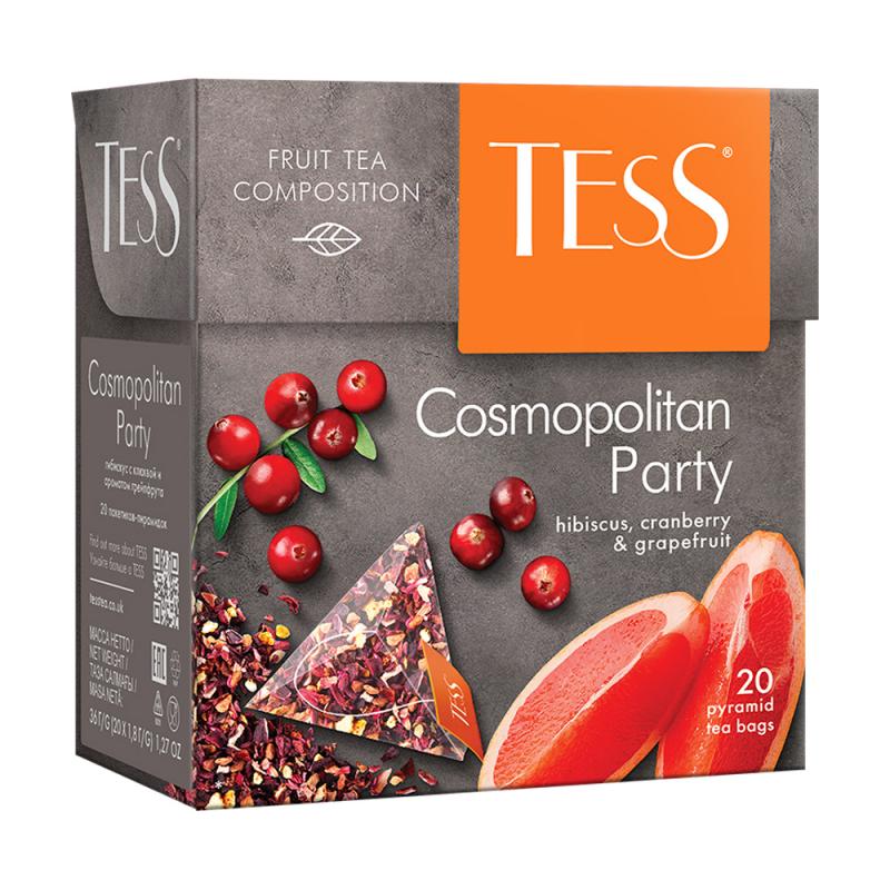 Чайный напиток "Cosmopolitan Party", TESS, 20 пирамидок, 40 г