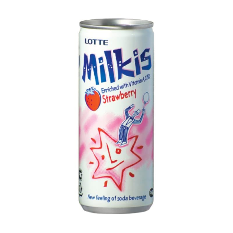 Газированный напиток "Milkis", ЛОТТЕ, 250 мл, в ассортименте