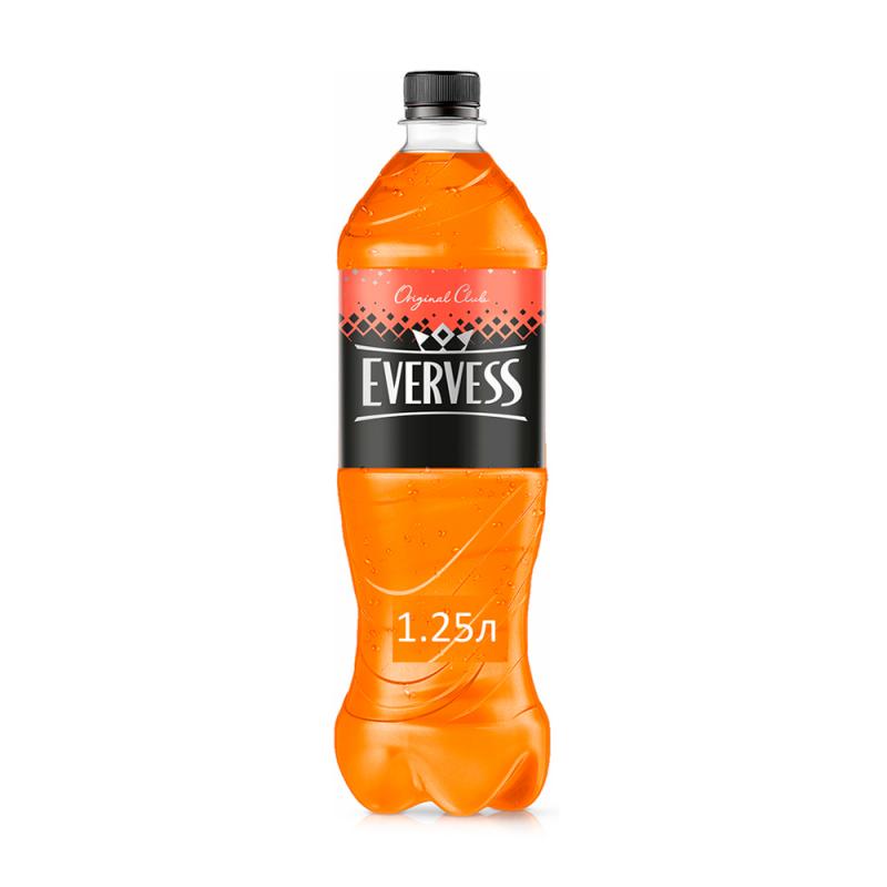 Напиток газированный, Evervess, апельсин, 1,25 л