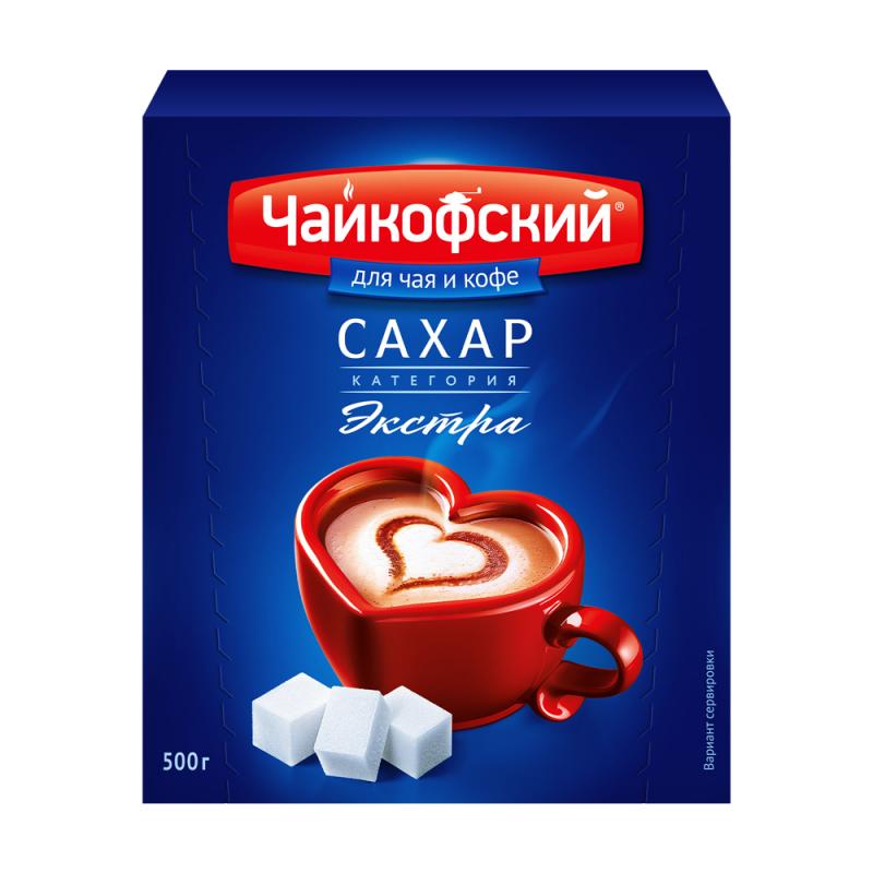 Сахар, Чайкофский, рафинад, 500 г
