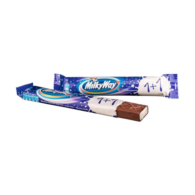 Шоколадный батончик, Milky Way, 52 г