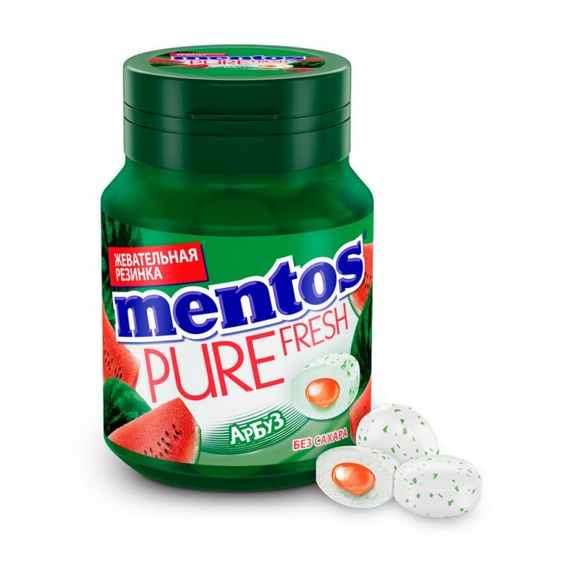 Жевательная резинка "Pure fresh", Mentos, 54 г, в ассортименте