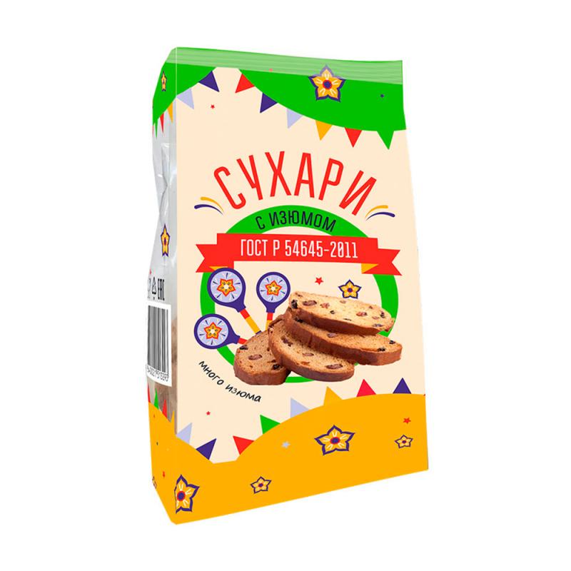 Сухари с изюмом, 400 г