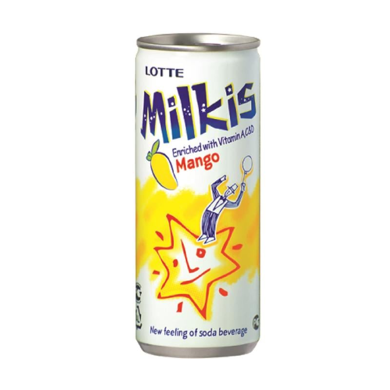 Газированный напиток "Milkis", ЛОТТЕ, 250 мл, в ассортименте