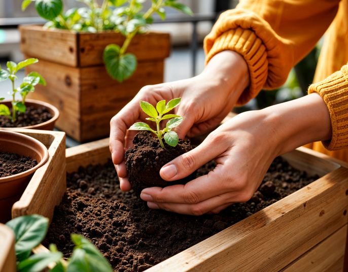 Переезд на ПМЖ: как без стресса пересадить рассаду в горшки побольше и на грядку