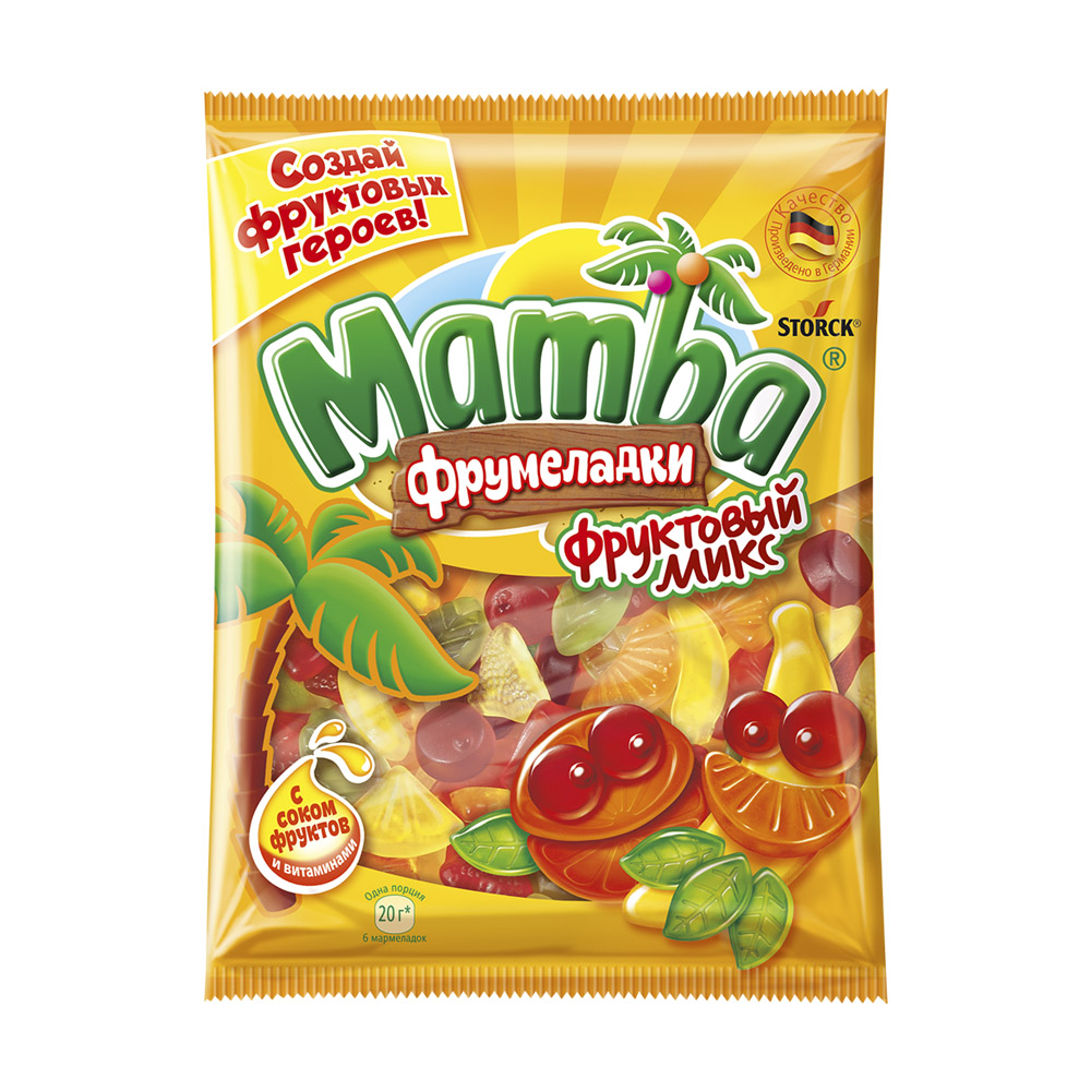 Мармелад жевательный "Фрумеладки", Mamba, 140 г - купить в интернет ...