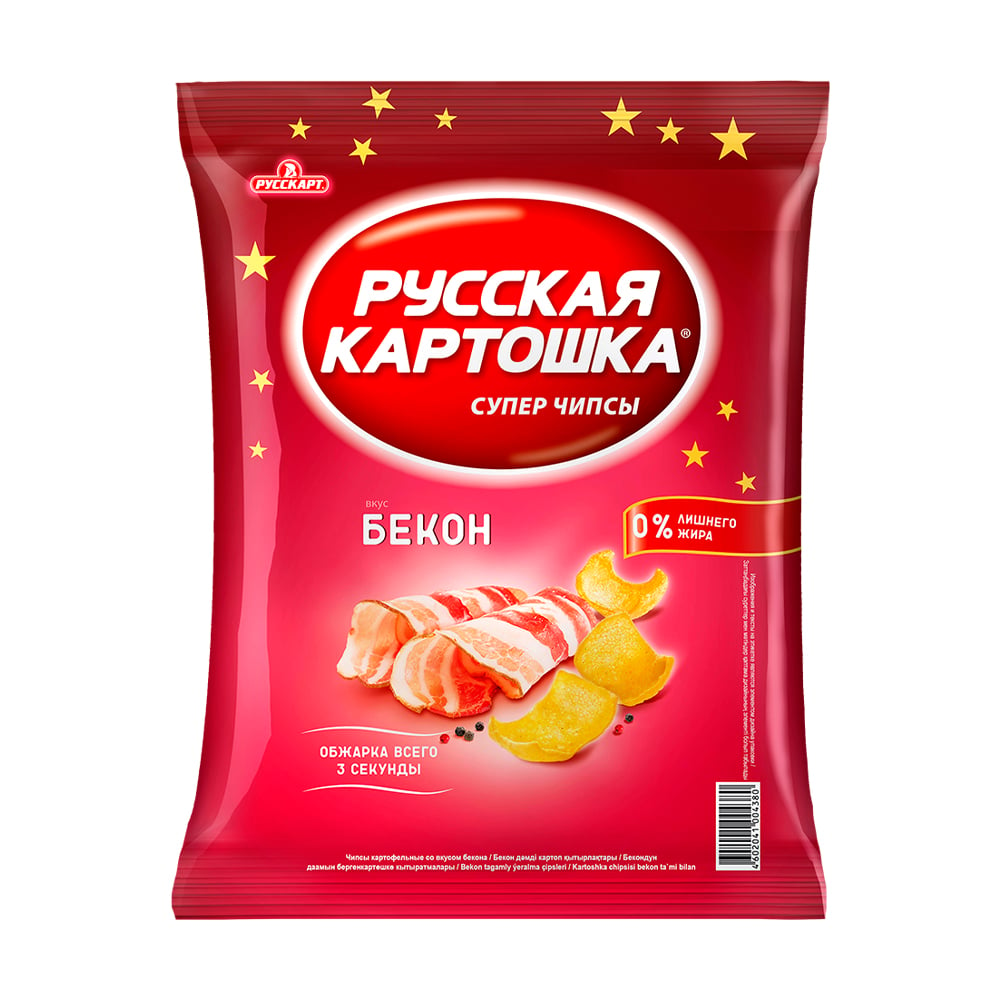 Чипсы, Русская картошка, 120 г, в ассортименте - купить в интернет-магазине  Fix Price в г. Москва