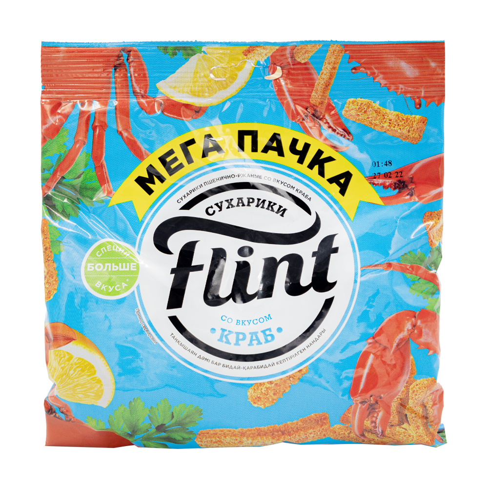 Сухарики, FLINT, 100 г, в ассортименте - купить в интернет-магазине Fix ...