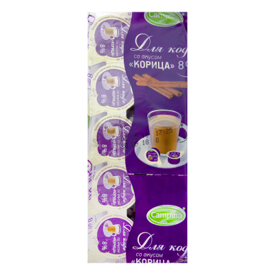 Сливки для кофе Campina с корицей, 8%, 100 г - купить в интернет ...