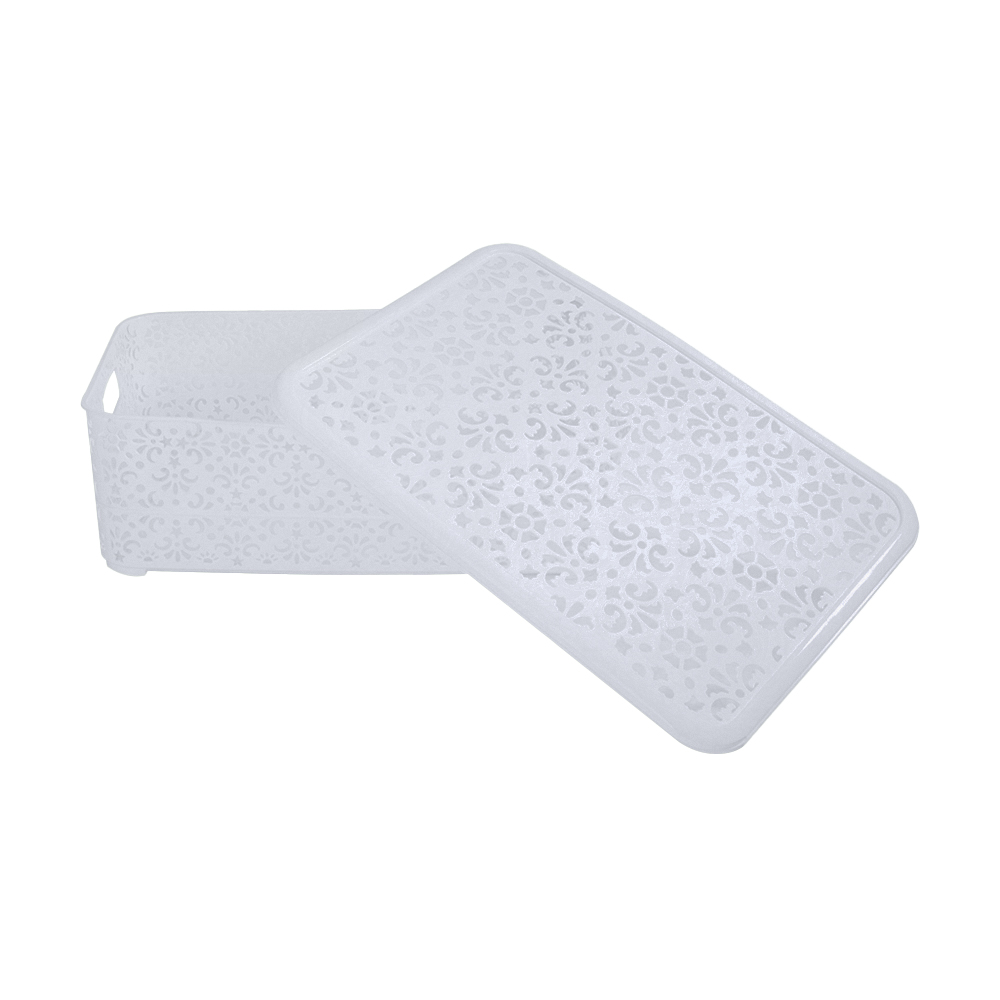 Корзинка ажурная с крышкой, 35х24х11,5 см, в ассортименте - купить в ...