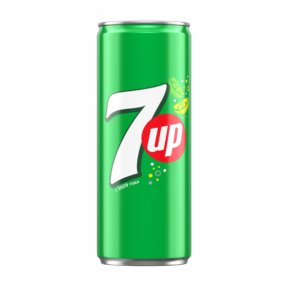Напиток сильногазированный, 7UP, 0,33 л - купить в интернет-магазине ...