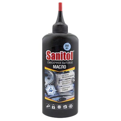 Масло смазочное бытовое "Sanitol", 250 мл - купить в интернет-магазине ...