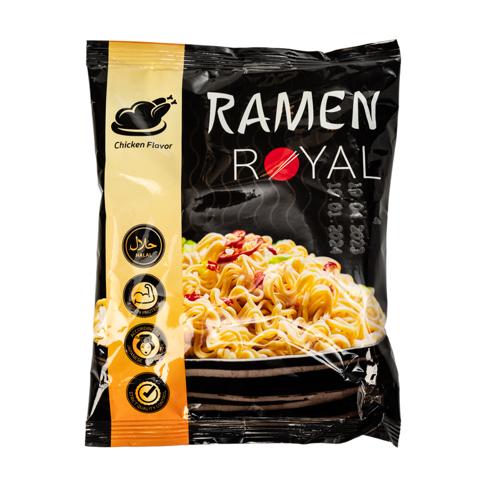 Лапша быстрого приготовления Ramen Royal, со вкусом курицы, 50 г - купить в  интернет-магазине Fix Price в г. Москва