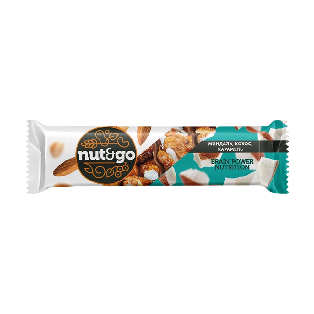 Батончик, Nut and Go, 34 г, в ассортименте - купить в интернет-магазине ...