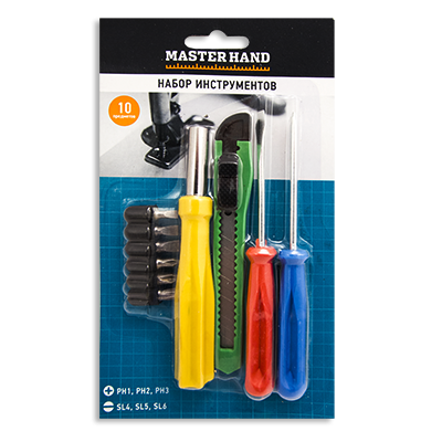 Набор инструментов, 10 предметов - купить в интернет-магазине Fix Price ...