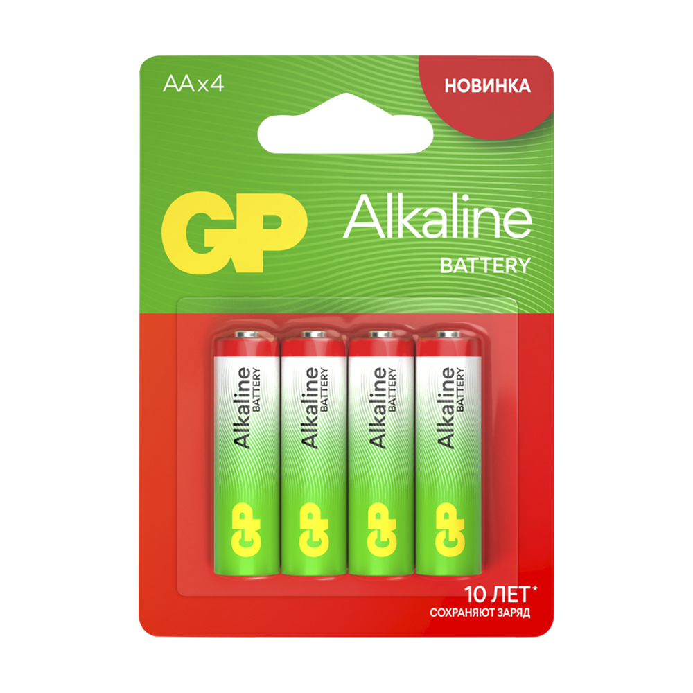 Батарейки алкалиновые, GP, АА, 4 шт. - купить в интернет-магазине Fix ...