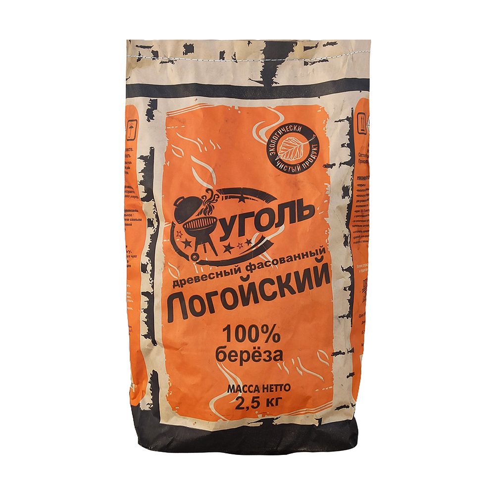 Уголь древесный фасованный, Логойский, 2,5 кг - купить в интернет ...