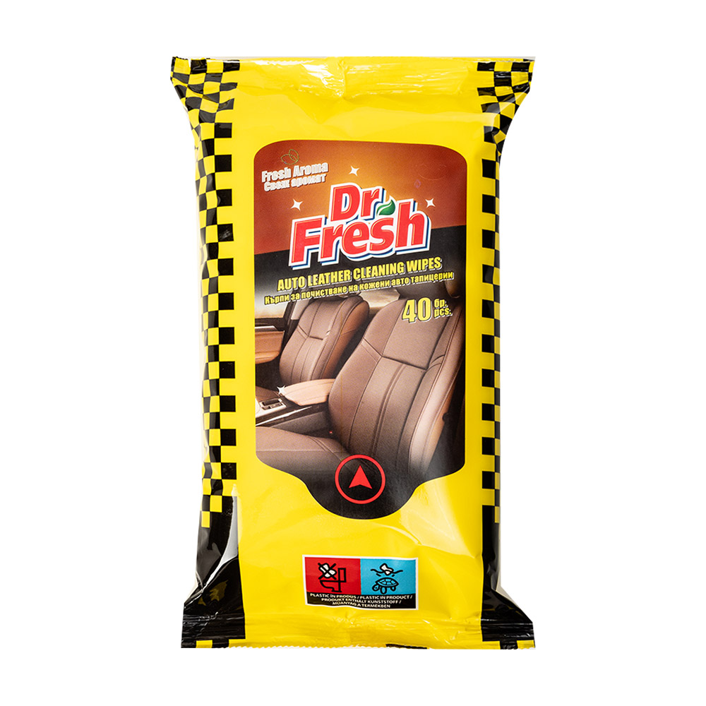 Влажные салфетки для кожаного салона, Dr.Fresh, 40 шт. - купить в ...