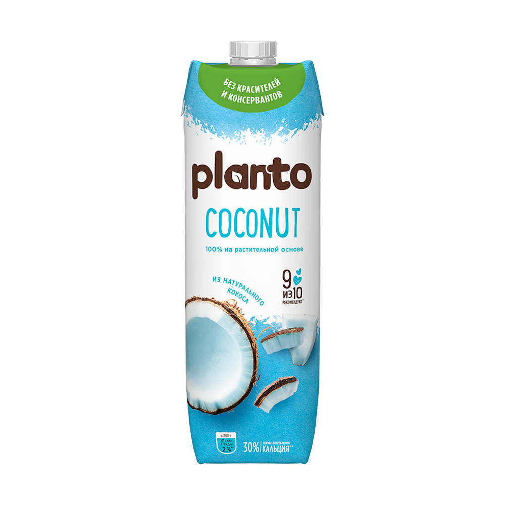 Напиток кокосовый "Coconut", Planto, 1 л - купить в интернет-магазине ...