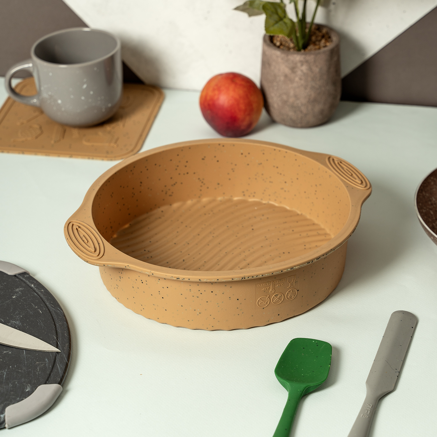 Форма для выпечки с ручками, O'Kitchen, 24,5 см, в ассортименте ...