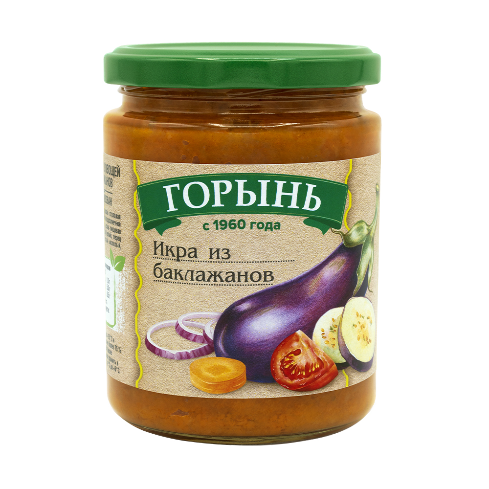 Икра из баклажанов, Горынь, 430 г - купить в интернет-магазине Fix ...