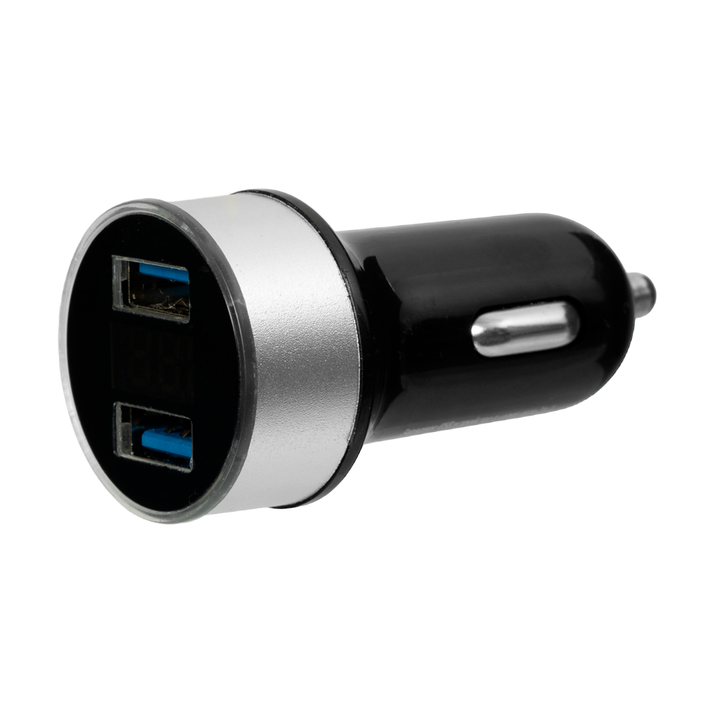 Зарядное USB-устройство в салон авто 2 в 1, Top Race, в ассортименте ...