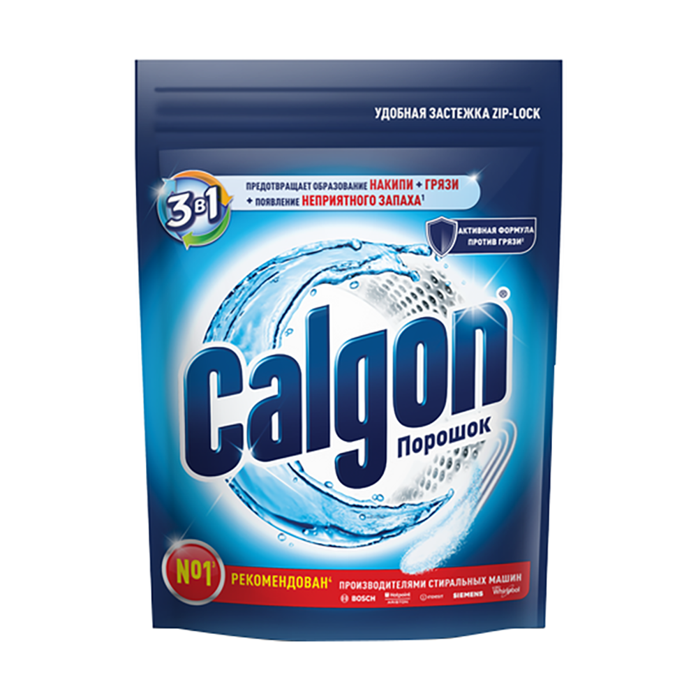 Средство для смягчения воды 3 в 1, Calgon, для стиральной машины, 400 г -  купить в интернет-магазине Fix Price в г. Москва