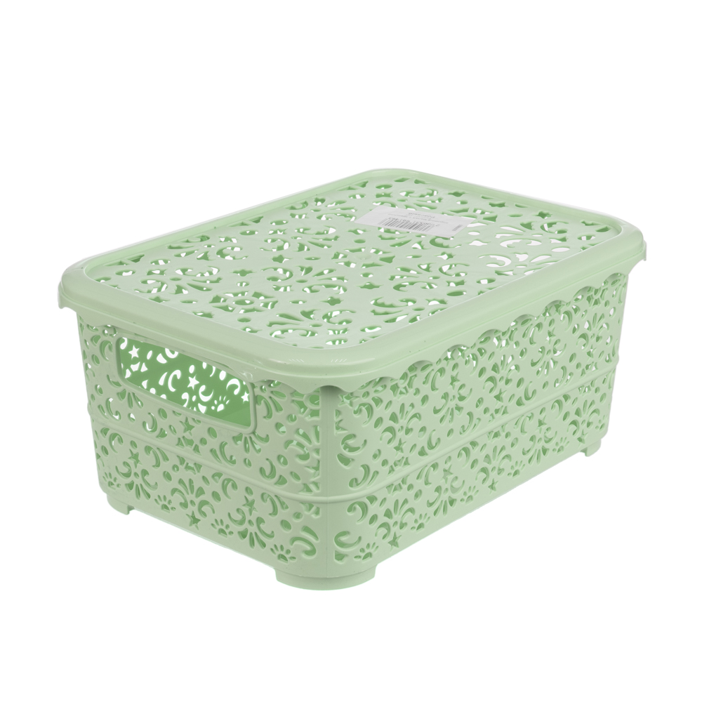 Корзинка малая с крышкой, Террапласт, в ассортименте - купить в ...