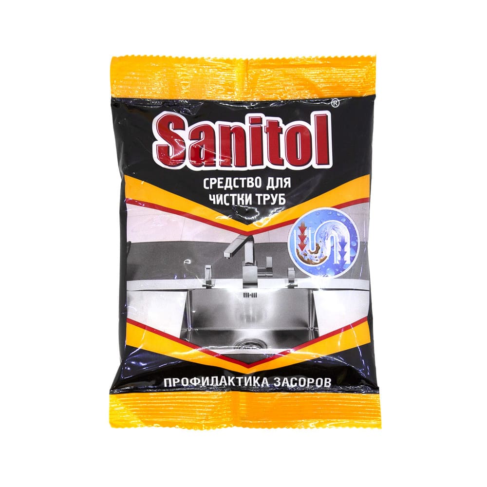 Средство для чистки труб, Sanitol, 90 г - купить в интернет-магазине ...