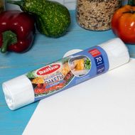 Пакеты фасовочные в рулоне, BonHome, повышенной прочности, 24х37 см, 70 шт.