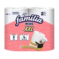 Бумажные полотенца, Familia, XXL, 2 слоя, 2 рулона