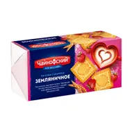 Печенье сахарное "Земляничное", Чайкофский, 100 г