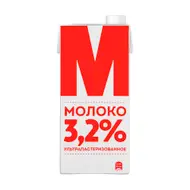 Молоко ультрапастеризованное, 3,2 %, 950 мл