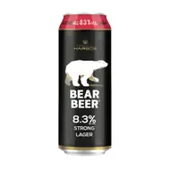 Пиво, BEAR BEER, 8,3%, 0,45 л