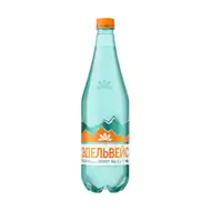 Вода минеральная газированная, Эдельвейс, 1 л
